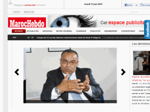 Maroc Hebdo International - home page