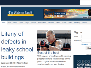 The Gisborne Herald - home page