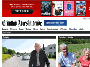 Grimstad Adressetidende - home page