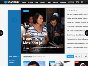 USA Today - home page