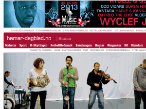 Hamar Dagblad - home page