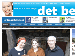 Hardanger Folkeblad - home page