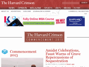 The Harvard Crimson - home page