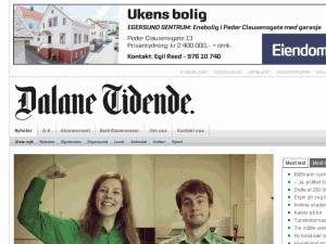 Dalane Tidende - home page