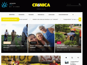Crónica - home page