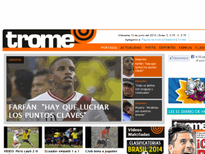 Trome - home page