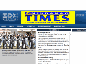 Mindanao Times - home page