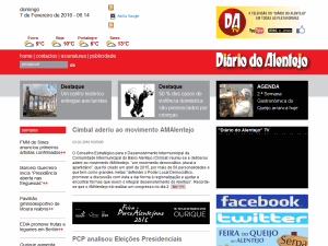 Diário do Alentejo - home page