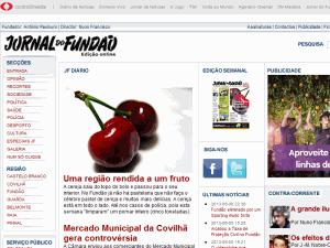 Jornal do Fundão - home page