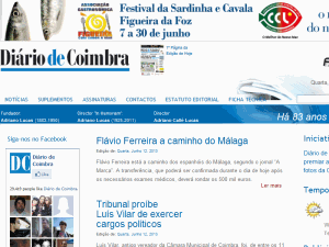 Diário de Coimbra - home page
