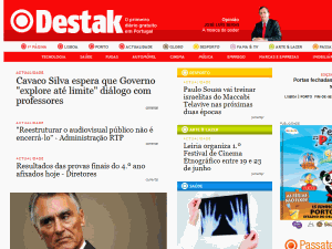 Jornal Destak - home page