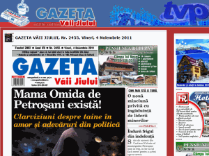 Gazeta Vaii Jiului - home page
