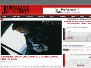 Jurnalul de Ialomita - home page