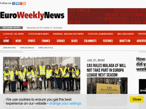 The Euro Weekly News - home page