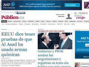 Público - home page