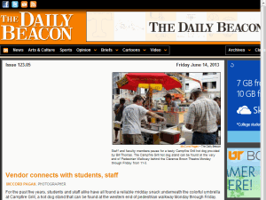 The Daily Beacon - home page