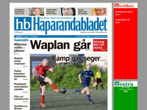 Haparandabladet - home page