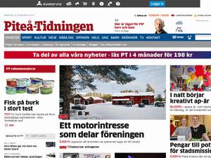 Piteå-Tidningen - home page