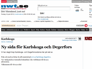 Karlskoga Tidning - home page