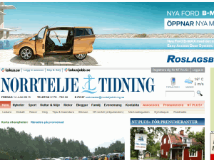 Norrtelje Tidning - home page