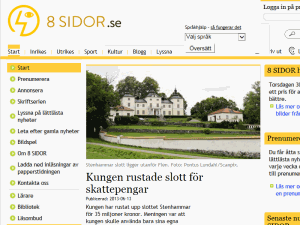 8 Sidor - home page