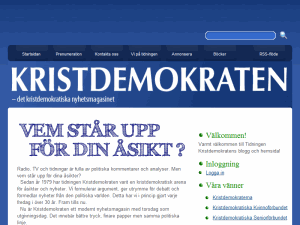 Kristdemokraten - home page