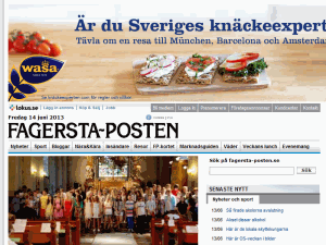 Fagersta Posten - home page