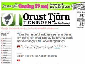 OrustTjörn Tidningen - home page