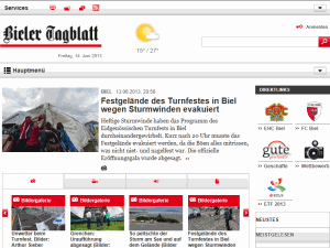 Bieler Tagblatt - home page