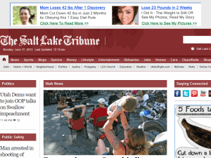 Salt Lake Tribune - home page