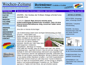 Wochen Zeitung - home page