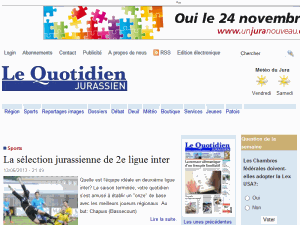 Le Quotidien Jurassien - home page