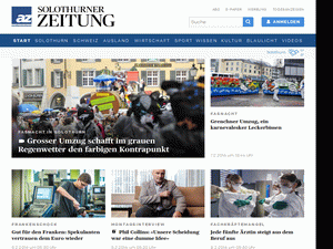 Solothurner Zeitung - home page