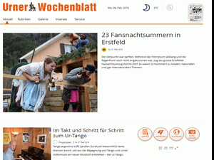 Urner Wochenblatt - home page
