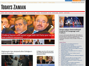 Today's Zaman - home page