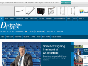 Derbyshire Times - home page