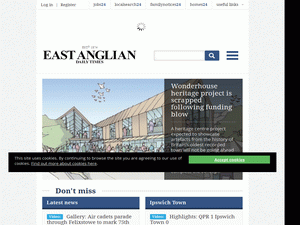 East Anglian Daily Times - home page
