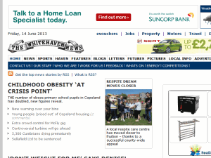Whitehaven News - home page