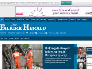 Falkirk Herald - home page