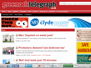 Greenock Telegraph - home page