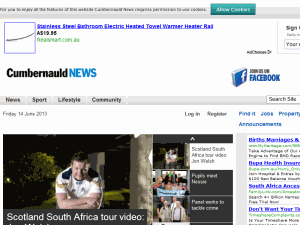 Cumbernauld News - home page