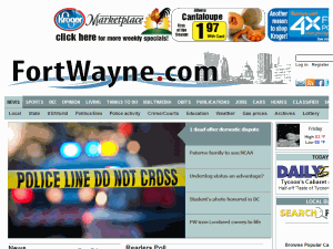 The Fort Wayne News-Sentinel - home page