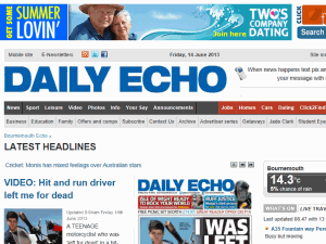 The Daily Echo - home page