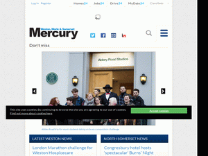 The Weston and Somerset Mercury - home page