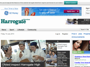 Harrogate Advertiser - home page