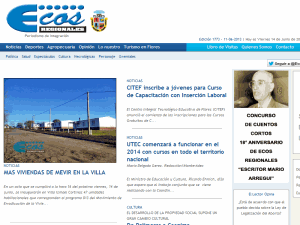 Ecos Regionales - home page