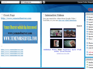 Yemen Observer - home page
