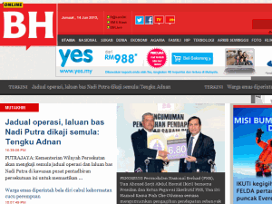 Berita Harian - home page