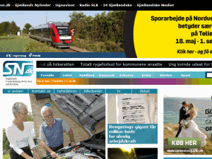Dagbladet/Frederiksborg Amts Avis/Sjaellandske - home page