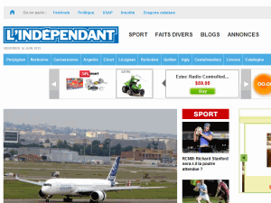 L'Indépendant - home page